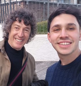 Cumpleaños Klinos y nos visita de Roberto Musso